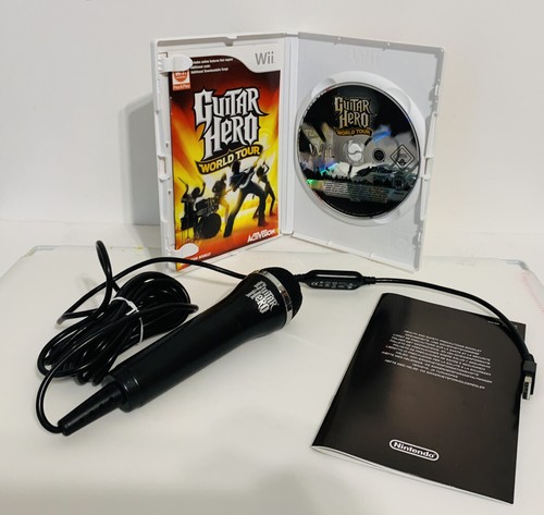 Guitar hero wii game - guitar, cd